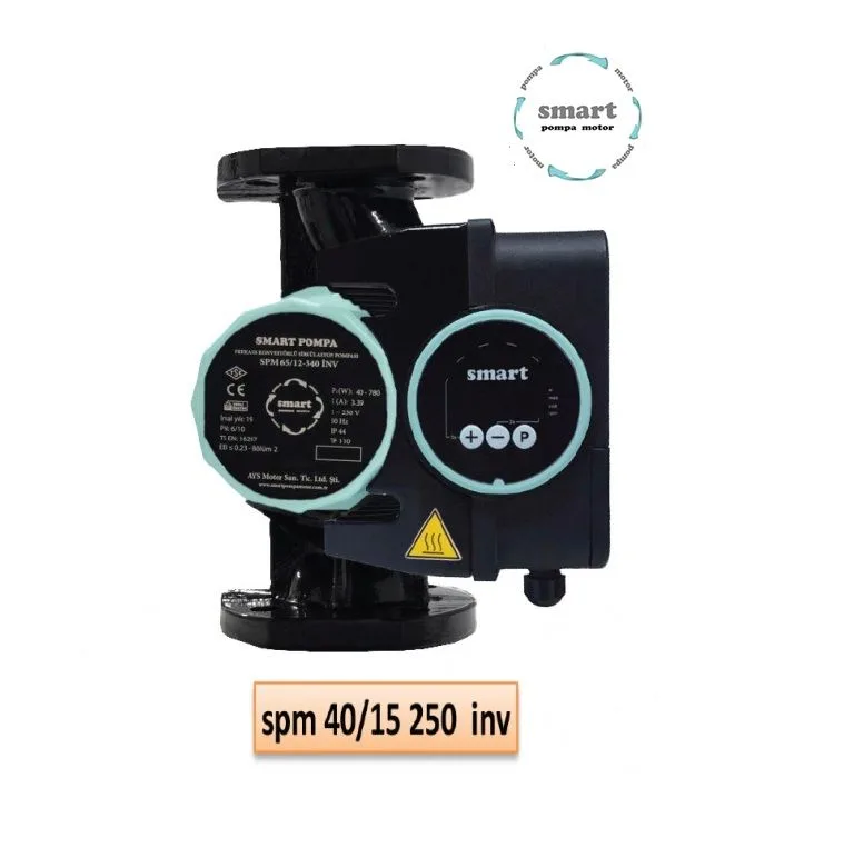 SMART SPM 40-15 250 INV DN40 FREKANS KONTROLLÜ FLANŞLI SİRKÜLASYON POMPASI - 630W GÜÇ